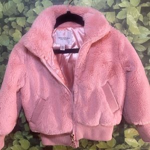 Toddler Pink Faux Fur Jacket